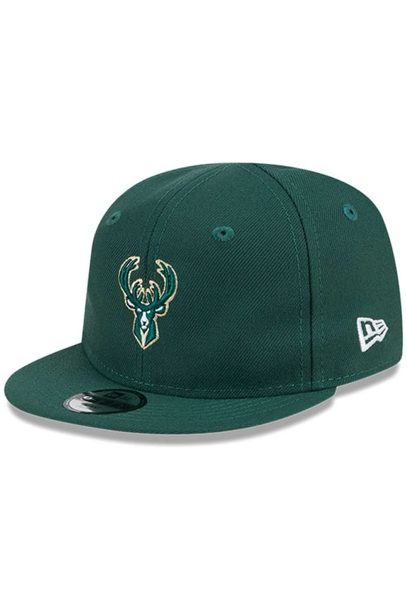 Newborn & Infant New Era Hunter Green Milwaukee Bucks My First 9FIFTY Adjustable Hat