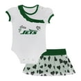thumbnail image 1 of Newborn & Infant New York Jets Love My Team Bodysuit & Skirt Set, 1 of 5