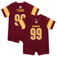thumbnail image 1 of Newborn & Infant Nike Chase Young Burgundy Washington Commanders Game Romper Jersey, 1 of 3
