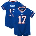 thumbnail image 1 of Newborn & Infant Nike Josh Allen Royal Buffalo Bills Romper Jersey, 1 of 3