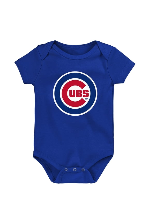 Newborn & Infant Outerstuff Royal Chicago Cubs Primary Team Logo Bodysuit