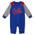 thumbnail image 1 of Newborn & Infant Royal/Heathered Gray Chicago Cubs Scrimmage Long Sleeve Jumper, 1 of 1