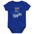 thumbnail image 1 of Newborn & Infant Royal Kansas City Royals Primary Team Logo Bodysuit, 1 of 1
