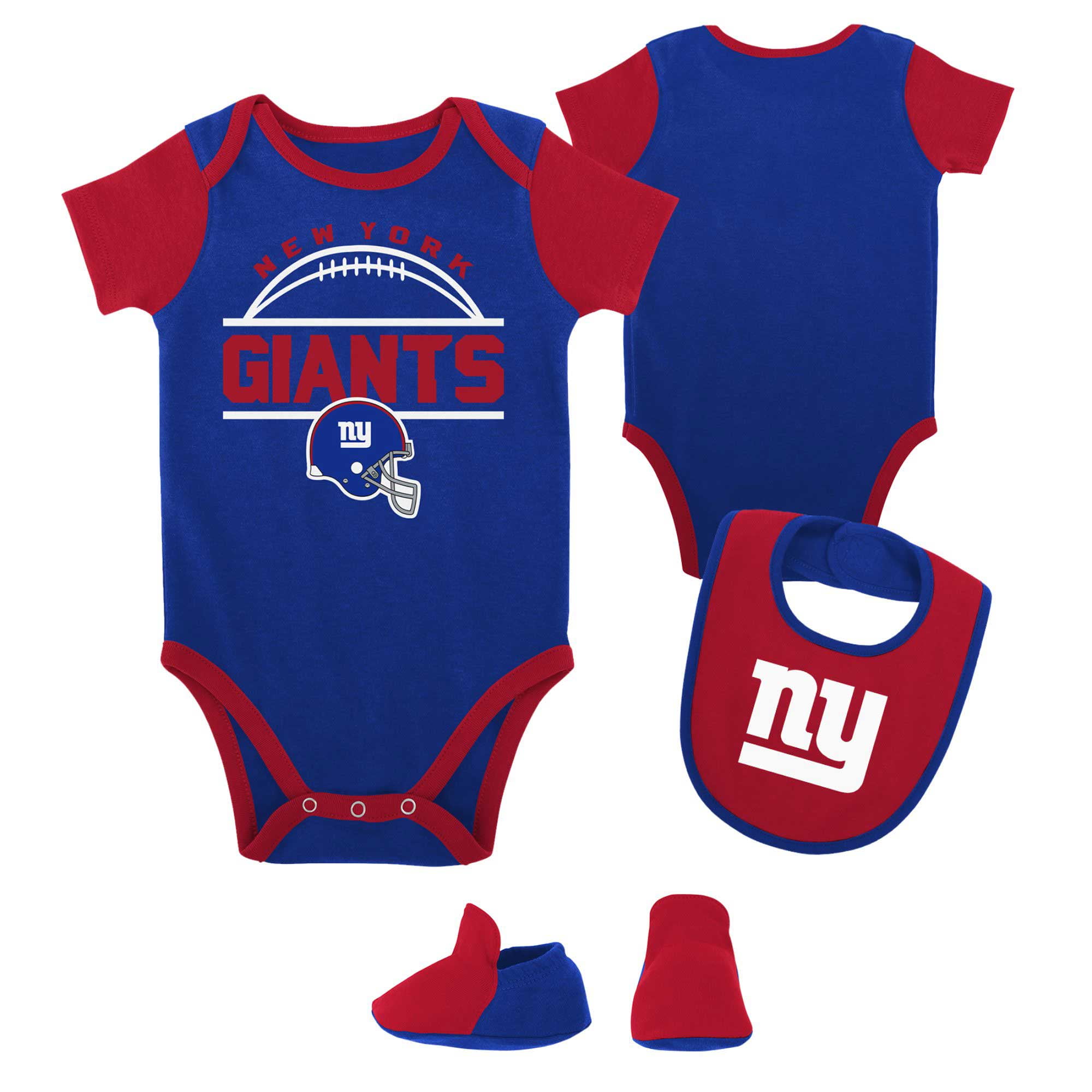 Newborn & Infant Royal/Red New York Giants Home Field Advantage Three
