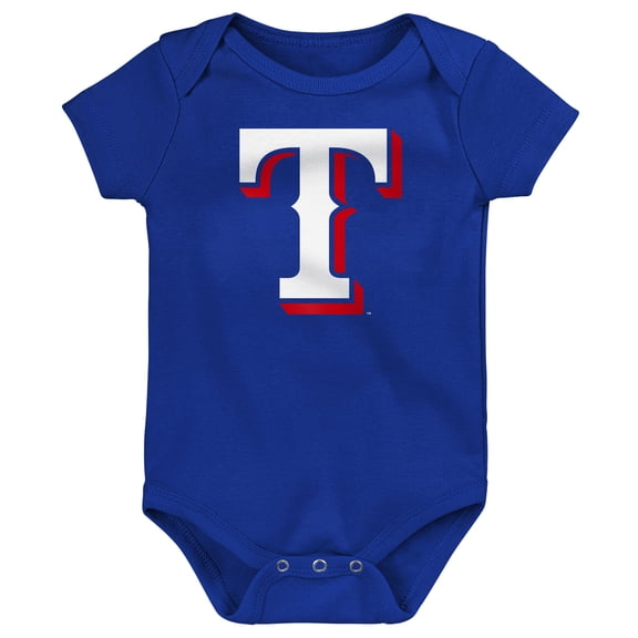 Newborn & Infant Outerstuff Royal Texas Rangers Primary Team Logo Bodysuit