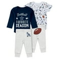 thumbnail image 1 of Newborn & Infant WEAR by Erin Andrews Dallas Cowboys Three-Piece Turn Me Around Bodysuits & Pant Set, 1 of 5