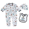 thumbnail image 1 of Newborn & Infant WEAR by Erin Andrews Jacksonville Jaguars Sleep & Play Set, 1 of 4