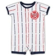 thumbnail image 1 of Newborn & Infant White Washington Nationals Ball Hitter Romper, 1 of 1