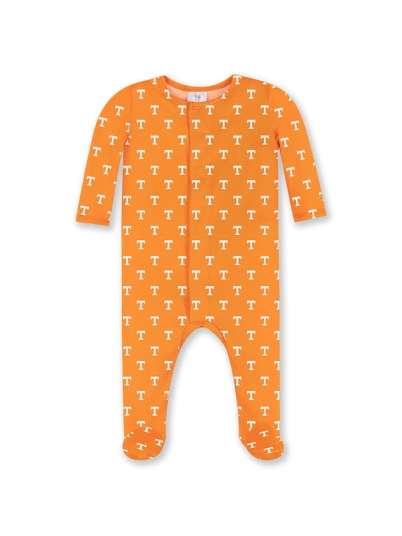 Newborn & Infant ZooZatz Tennessee Orange Tennessee Volunteers Magnetic Closure Sleeper