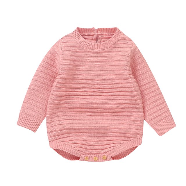 Newborn Jumpsuit Girl,Clearance Baby Girl Boy Knit Sweater Romper