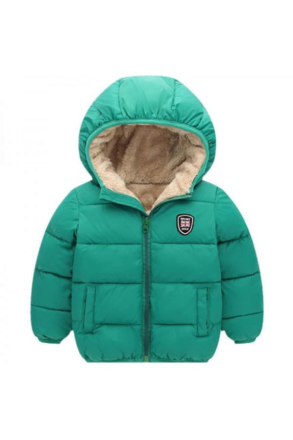 Newborn Kid Down Jacket Warm Hooded Outwear Long Sleeve Coat Clothes