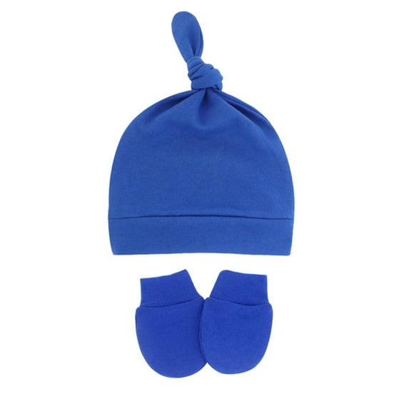 Newborn Mittens No Scratch! Yigetop Newborn Hats Soft & Warm Knotted Cap for Toddler - Organic Toddler Hats 0-6 Month Old Mittens infant Toddler Gloves Gorritos Para Recien Nacidos Niñas E One Size