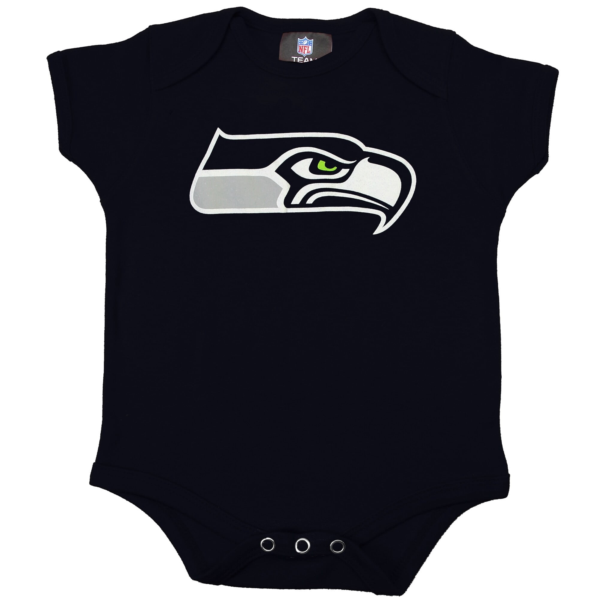 Newborn Navy Seattle Seahawks Team Logo Bodysuit - Walmart.com