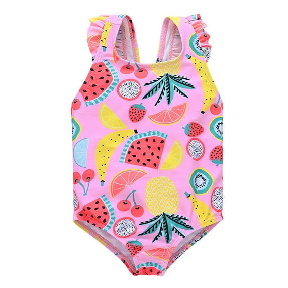 One-Piece Swimsuit Bikini Set Swimwear Pink,6-9M One-Piece Swimsuits