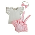 thumbnail image 1 of Newborn Onesies Boys Baby Girl 1st Birthday Clothes One Year Old Tulle Romper Sleeveless Bodysuit Cake Smash Outfits One-piece Sleeper Romper Pjs, 1 of 8