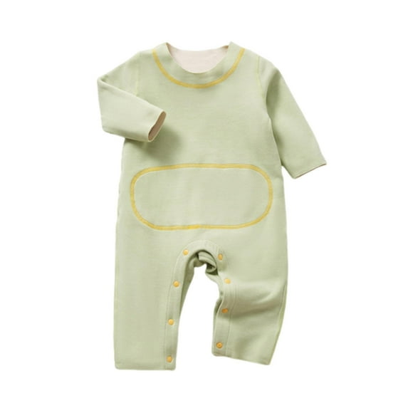 Newborn Onsies Boy Girl Long Sleeve Infants Baby Romper Bodysuit Unisex Cotton Jumpsuit 0-24 Months (0-3 Months, Green)