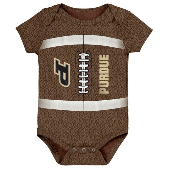 Newborn Outerstuff Brown Purdue Boilermakers Football Bodysuit