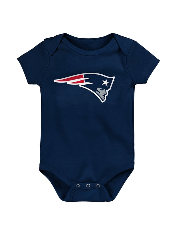 Newborn Outerstuff Navy New England Patriots Primary Logo Bodysuit