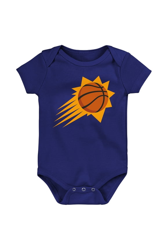 Newborn Outerstuff Purple Phoenix Suns Primary Logo Bodysuit