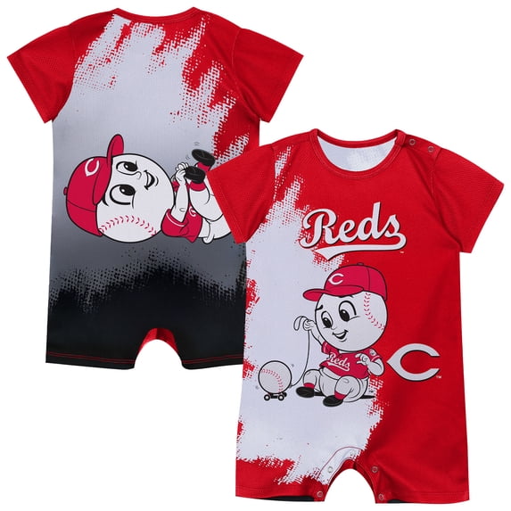 Newborn Outerstuff Red Cincinnati Reds Baby Mascot Bodysuit