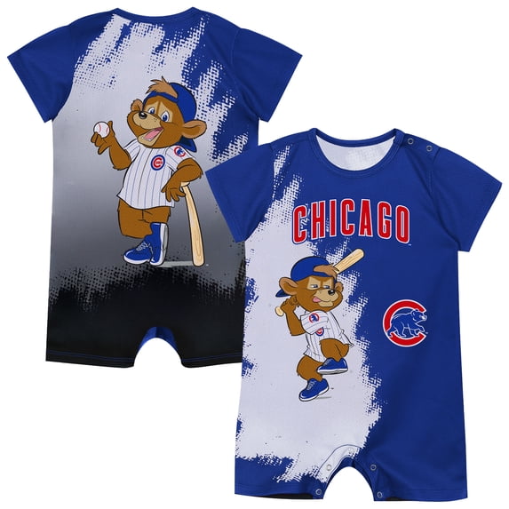 Newborn Outerstuff Royal Chicago Cubs Baby Mascot Bodysuit