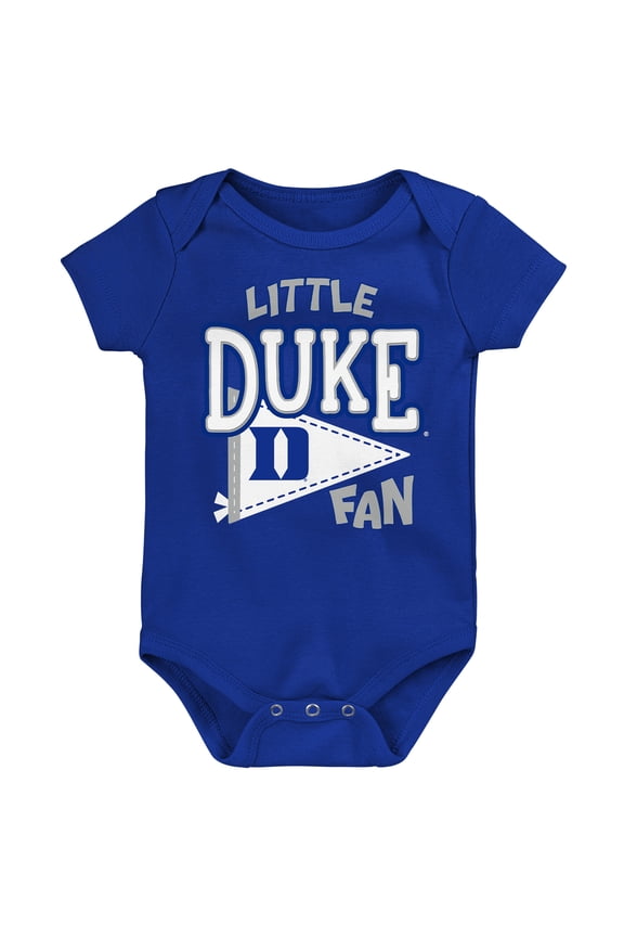 Newborn Outerstuff Royal Duke Blue Devils Little Banner Bodysuit