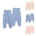 thumbnail image 1 of Newborn Outfits Baby Boy Romper Girls Romper&Jumpsuit Baby Footless Pajamas Zipper Sleeveless Sleeper Jumpsuit for Comfortable and Sleep, 1 of 3