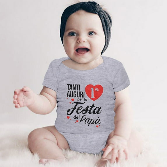 Outfits Baby Girl Funny Cartoon Print Bodysuit Short Sleeve Baby Girls Clothes for Boys 0-3 Months