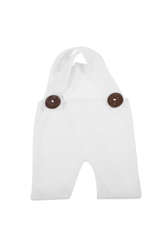 Newborn Photography Pants Boy Baby Girls' Clothing Clothes Infant Outfits Suspender Trousers White