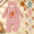thumbnail image 1 of Newborn Preemie My First Halloween Baby Girl Outfit Mamas Long Sleeve Romper Jumpsuit Girl Outfits Clothes Boys And Girls Baby Romper Pajamas Crawling Clothes, 1 of 8