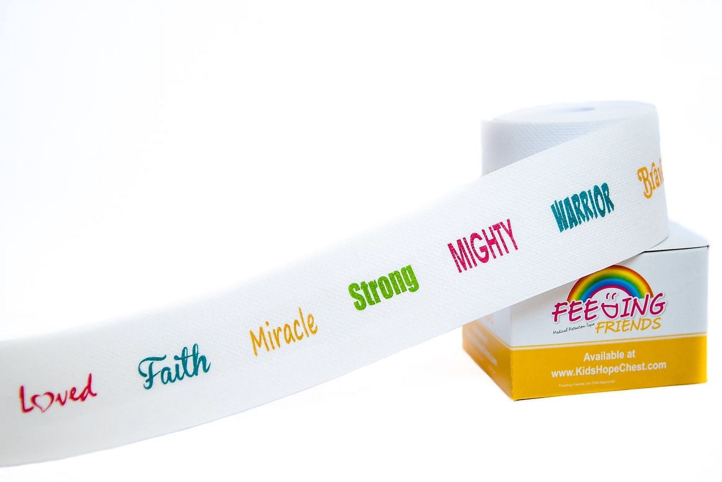 Newborn Retention Tape NG, NJ, G, J, or Oxygen Tube Fabric Dressing Roll - Feeding Friends