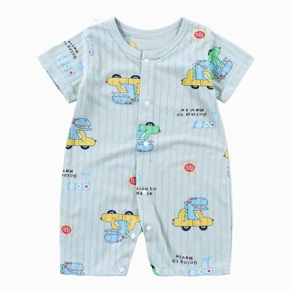 Newborn Romper Baby Boy Girl Outfit Sleeveless Romper Infant Clothes Boys Girls 0 3 6 9 12 18 24 Months Kaprioy Baby Outfits Boy