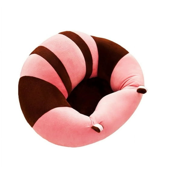 Sitting Support Sofa,Pink Learn to Sit Cushion,Comfortable Pillow Stuffed Couch Recliner,Plush Soft Floor Seat,Keep Sitting Posture for 3-16 Months