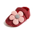 thumbnail image 1 of Newborn Spring Autumn Baby Shoes Soft Anti-slip Flower Shoes First Walkers Infant Baby, 1 of 6