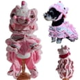thumbnail image 1 of Newborn Spring Festival Dog Costume Lion Dance Dog Costume Chinese New Year Role Play Puppy Pet Chihuahua Puppy Costume for Halloween, Christmas, 1 of 10