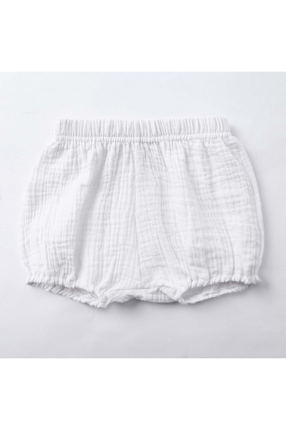 Newborn Toddler Baby Bag Fart Pants Solid Color Casual Briefs Big Butt Shorts Bread Pants