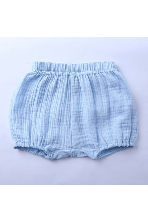 Newborn Toddler Baby Bag Fart Pants Solid Color Casual Briefs Big Butt Shorts Bread Pants