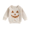 thumbnail image 1 of Newborn Toddler Baby Boy Girl Halloween Outfit 6M 12M 18M 24M 3Y 4Y Pullover Sweatshirt Long Sleeve T-Shirt Tops Fall Clothes, 1 of 9