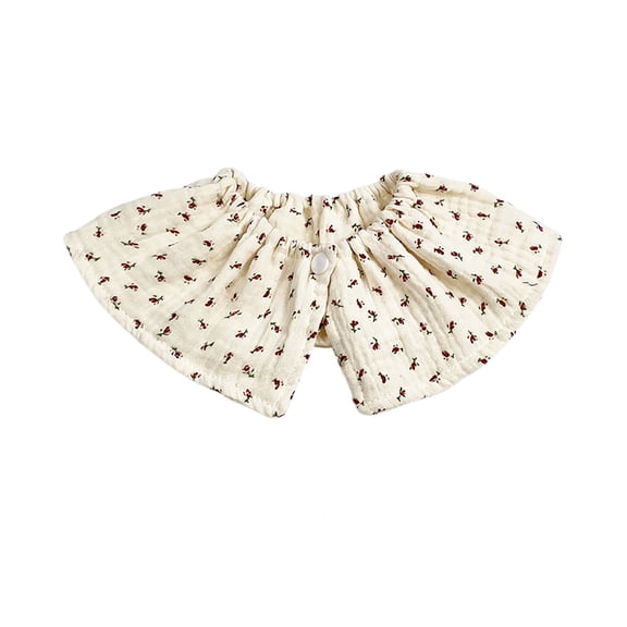 Newborn Toddler Cute Printing Gauze Bib Saliva Towel Burping Towel Ruffled Towel Ropa para niños