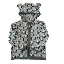 Newborn & Toddler Hoodie Polar Fleece Jackets with Ears for Little Boys & Girls