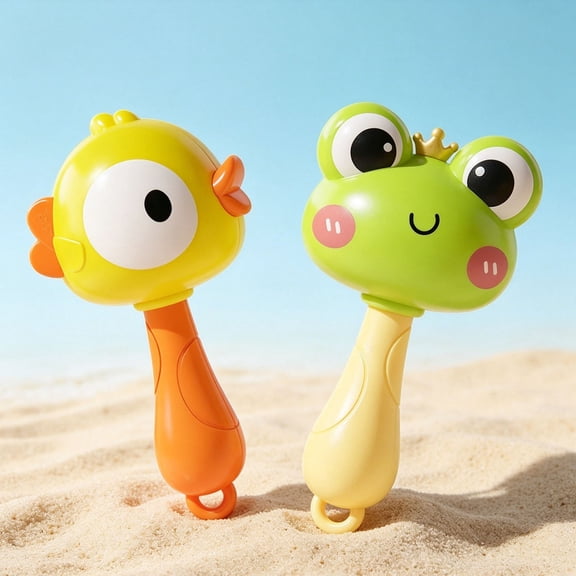 Newborn Toys Rattle, Educational Sensory Toys For Toddlers 1-3, Infant Toys 0-12 Months, Under 1 Dollar Items, Sensory Toys with Gentle Sound, Promotes Coordination, Baby Gifts (Yellow)