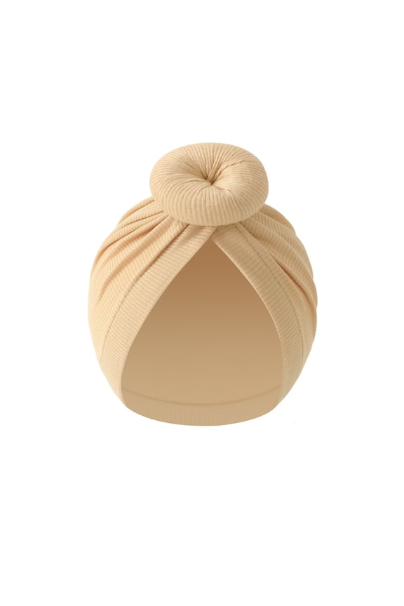 Newborns Bonnet Stretchy Knotted Bun Hospital Caps Turban Hat Hair Accessories for Girls Seasonal Outfits