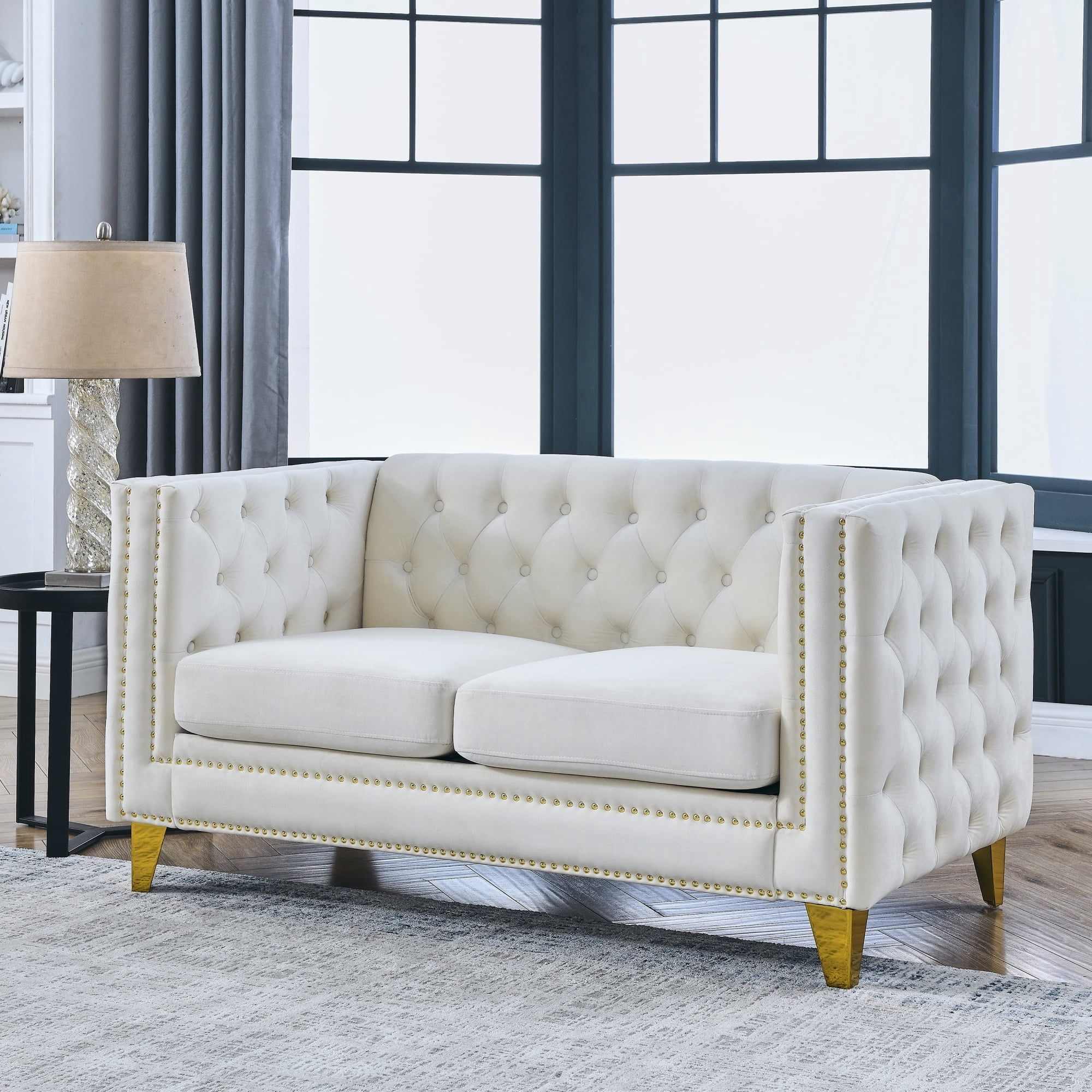 Newboti {Contact us for 3D modeling} Velvet Sofa for Living Room ...