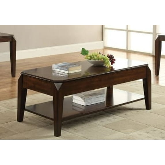 Newboti Docila Walnut Finish Coffee Table W/Lift Top 603099537514649