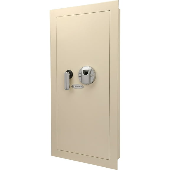 Newboti Furniture 0.82 Cubic Ft Beige Biometric Wall Safe 51661