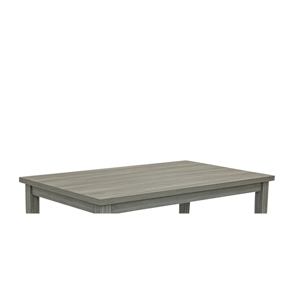 Newboti Furniture 1pc Gray Color Rectangular Shape Table Dining Room Wooden Furniture 86758