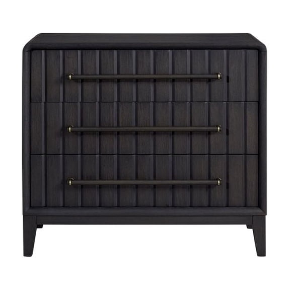 Newboti Furniture 3 Drawer Bachelor Chest in Peppercorn Finish 00411