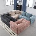 thumbnail image 1 of Newboti Furniture 98.42-Inch Modular Sectional Sofa, Modern Modular L-Shaped Sofa With Chaise Longue, Equipped With Small Side Pockets And Free Of Compression During Installation. 82134, 1 of 1