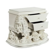 Newboti Furniture Adara Antique White Finish Nightstand BN.9735