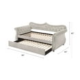 thumbnail image 1 of Newboti Furniture Adkins Beige Linen Daybed W/Trundle (Twin) 73385, 1 of 6